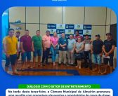 A Câmara Municipal de Almeirim recebeu representantes da classe de promotores de eventos e proprietários de casas de shows.